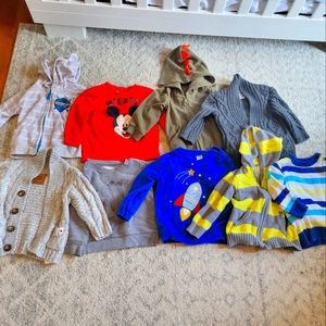 12 to 18 month sweaters lot